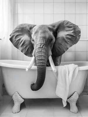 Olifant in de Badkuip!