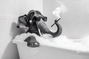 Chille Badderende Olifant