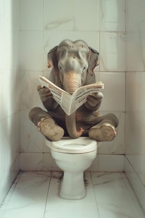 Een Olifant in de Bubbles!