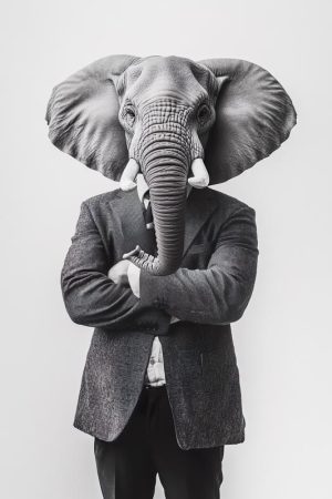 Olifant in een Pak!