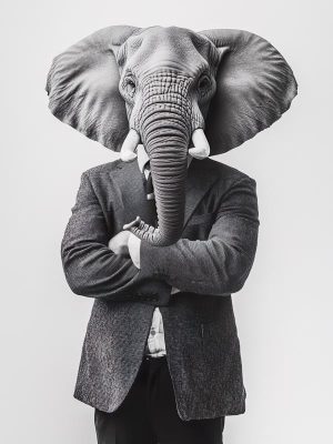 Stoere Olifant in Pak