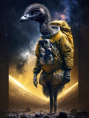 Ruimtevogel: De Avontuurlijke Emu