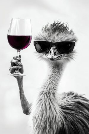 Feestelijke Struisvogel