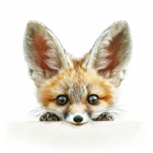 Schattige Fennek Kijker