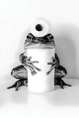Kikker met Toiletpapier