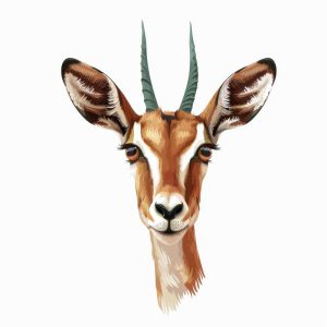 Schattige Springbok