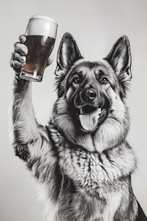 Bierdrinkende Honden: Feesttijd!