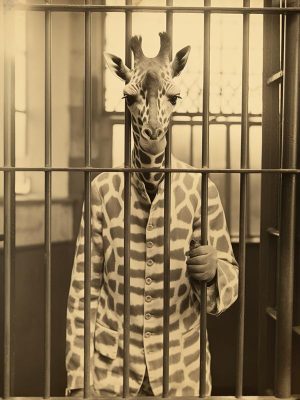 Giraffe in Stijl!