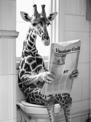 Giraffe op de Pot!