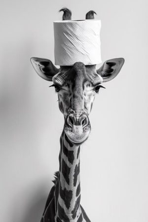 Gekke Giraffe met Toffe Hoed