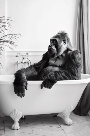Gorilla in de Badkuip