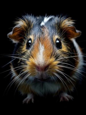Schattige Cavia in Close-up