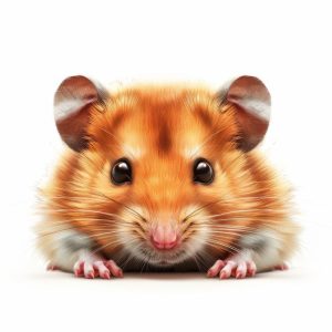 Schattige Hamster Glimlach