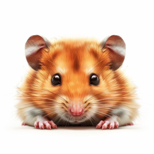 Schattige Hamster Glimlach