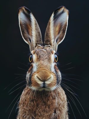 Kijk eens naar deze schattige haas!