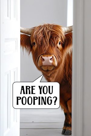 Schattige Stier met een Vraag!