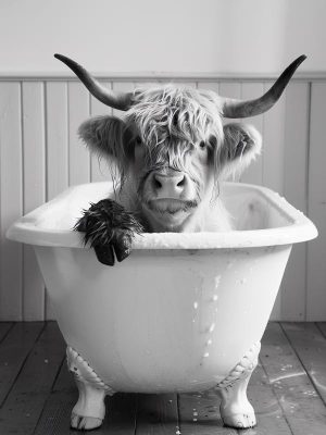 Badschuim met een Boer
