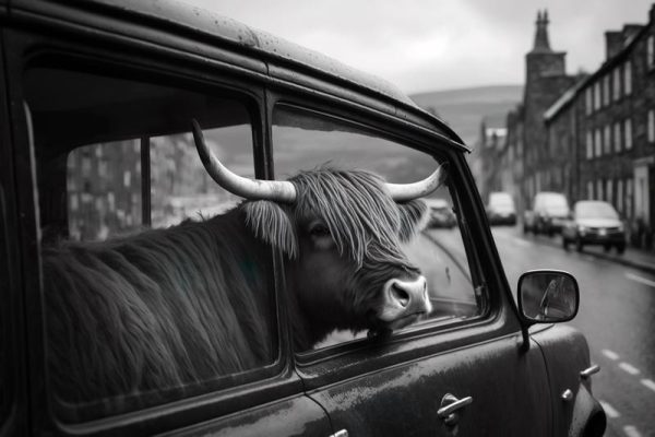 Stoere Stier op Avontuur