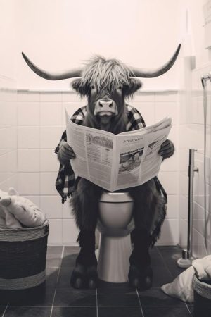 Zittende Hooglander: Een Unieke Ongelooflijke Moment!