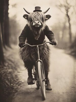Fietsende Rund met Stijl