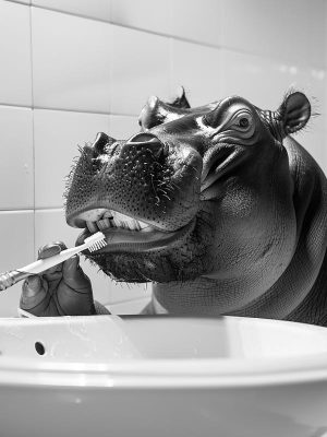Hippopotamische Huishouding!