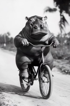 Hippo met Fietswerkplezier