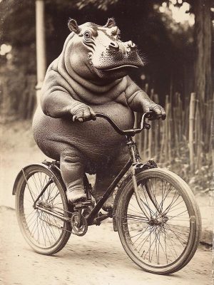 De Fietsend Hippopotamus!