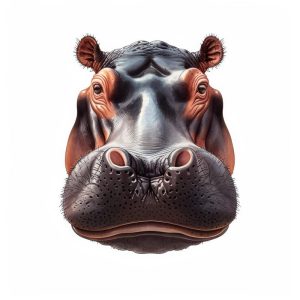 Lachende Nijlpaard Vriend