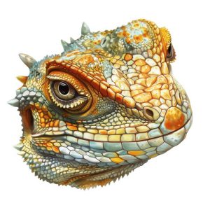 Kleurrijke Hagedis!