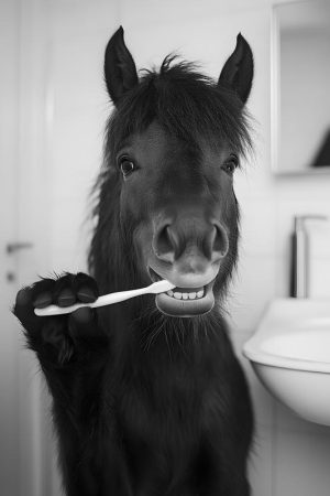 Gekke Poetsende Pony