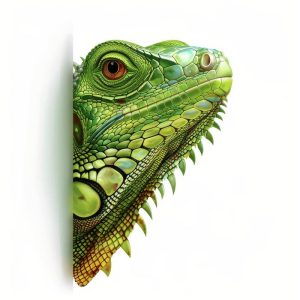 De Schitterende Groene Leguaan