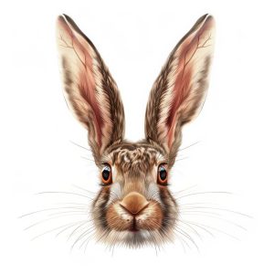 Schattige Konijnenkop