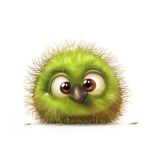 Schattig Groen Vriendje
