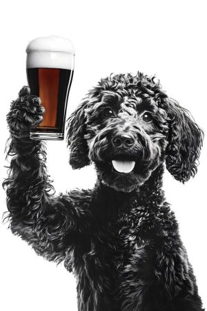 Bierige Hond Vrolijkheid