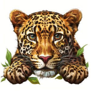 Indringende Jaguar Blik
