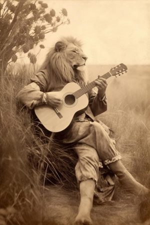 Lopende Muzikale Leeuw