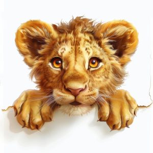 Schattige Leeuwenkop