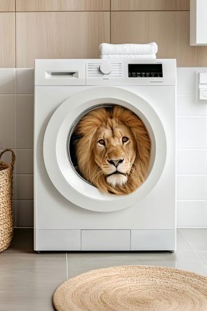 Luin in de wasmachine!