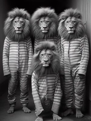 Lions in Pyjama's!