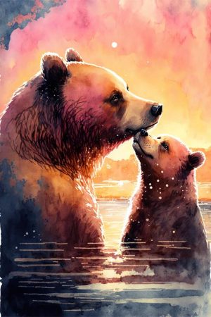 Knuffelende Beren