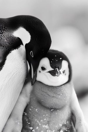 Liefdevolle Pinguïns