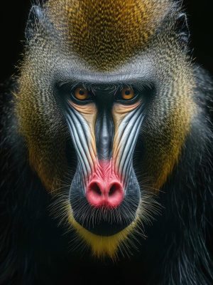 Gekke Blik van de Mandril