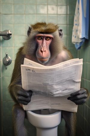 Bananenleed op de wc!