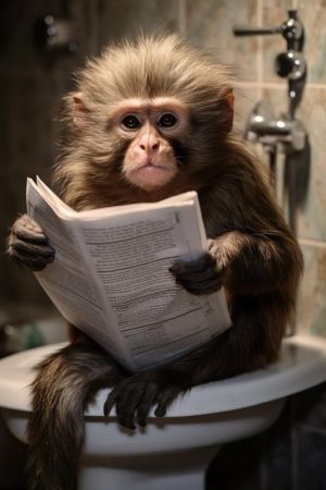 Lezende Aap: De Dagelijkse Krant