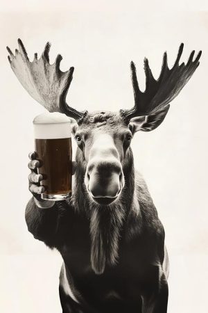 Bierdrinkende Eland: Elke Slok Een Feest!