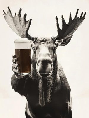 Bierdrinkende Elanden