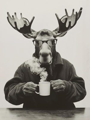 Stijlvolle Eland met Koffie