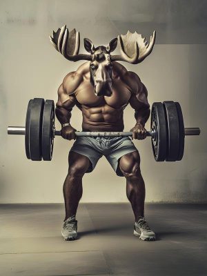 Sterke Eland in de Gym!