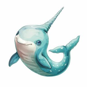 Vrolijke Narwhals!