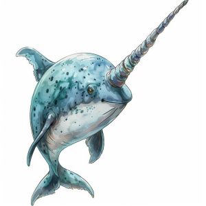 Magische Narwhal in Actie